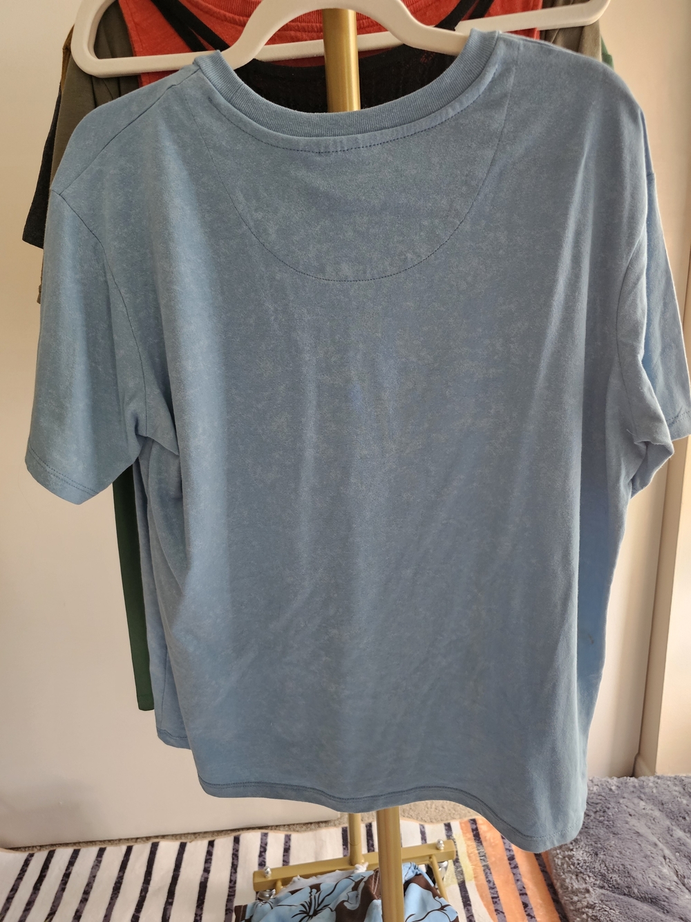 Light Blue Graphic Short Sleeve Tee - The Greatest - Picture 4 of 4
